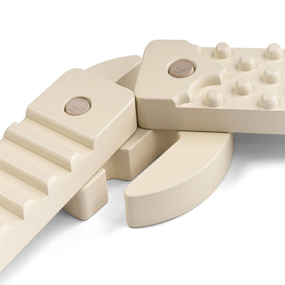 TipiToo® Small Balance Beam 3 Piece Set - White Rope