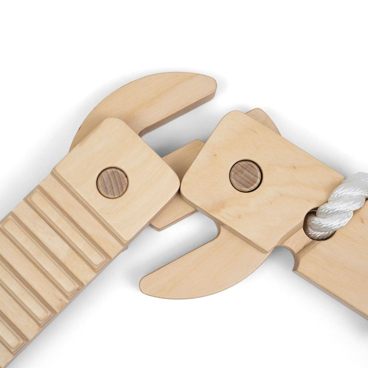 TipiToo® Small Balance Beam 3 Piece Set - White Rope