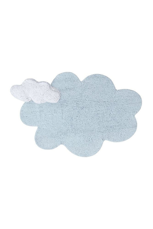 Washable Rug Puffy Dream Blue Cloud, 110 x 170 cm