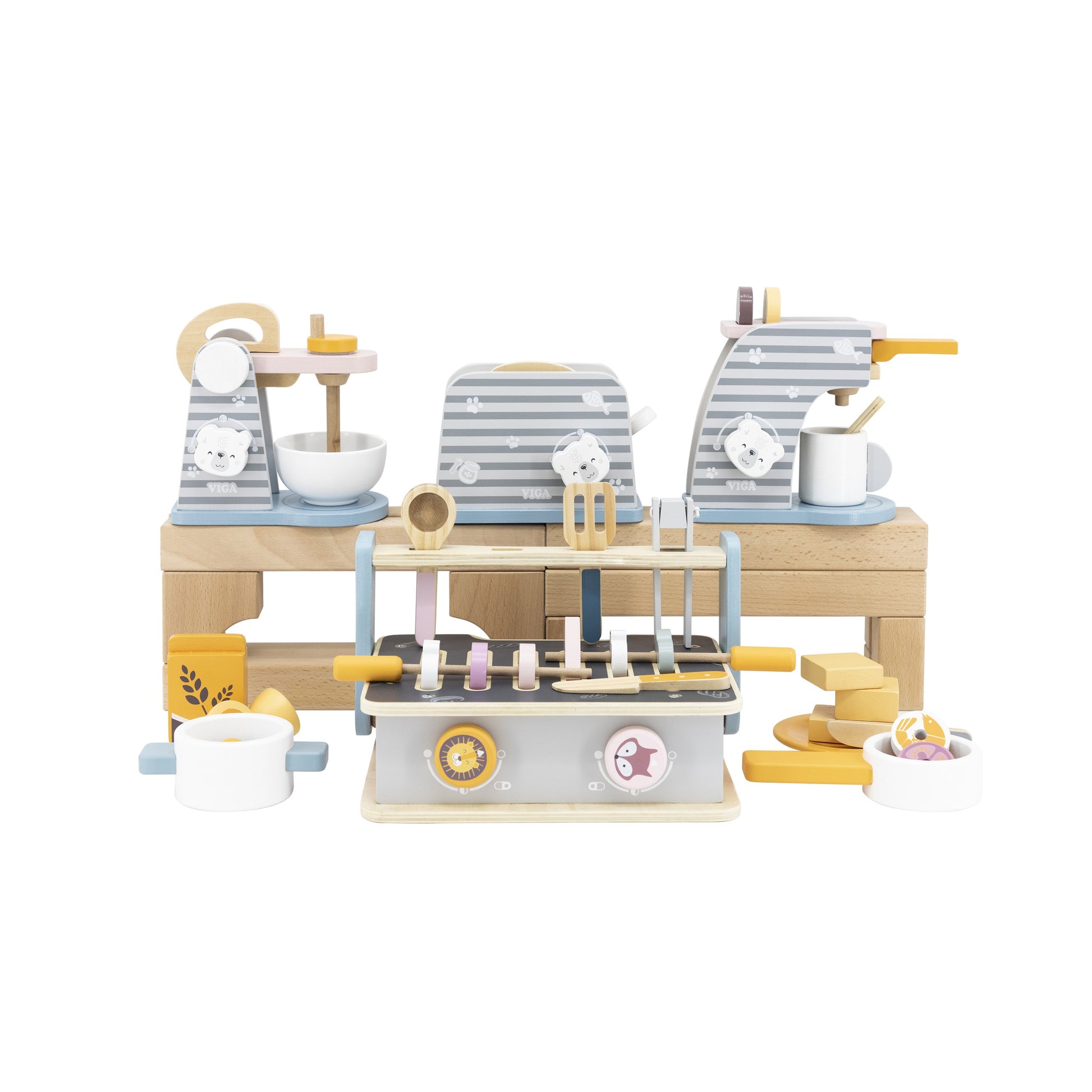 Wooden Folding Stove and Grill