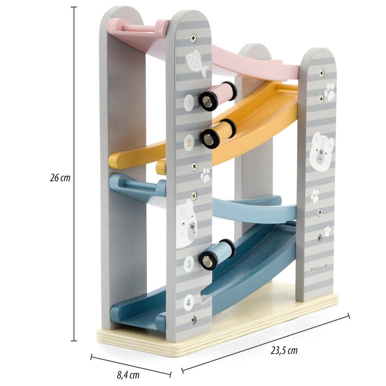 Wooden Slide For Cars